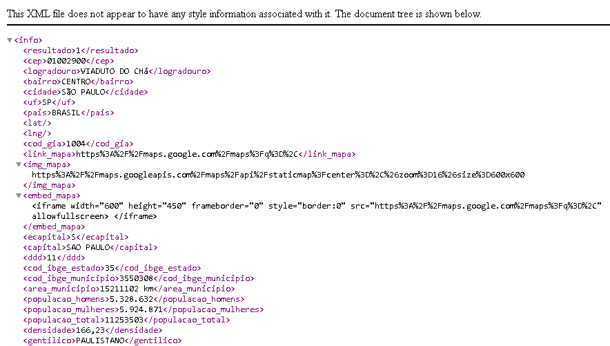 WebService CNPJ, CPF, CEP
