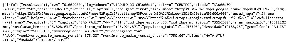 WebService CNPJ, CPF, CEP